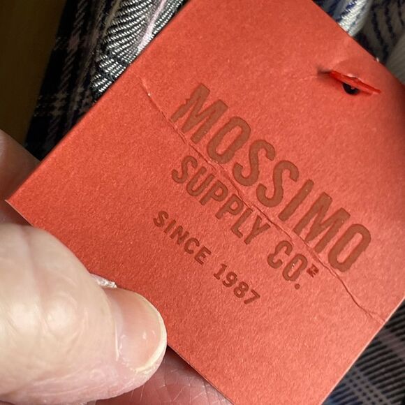 MOSSIMO plaid shirt Size Small NWT  Button down - Picture 9 of 14